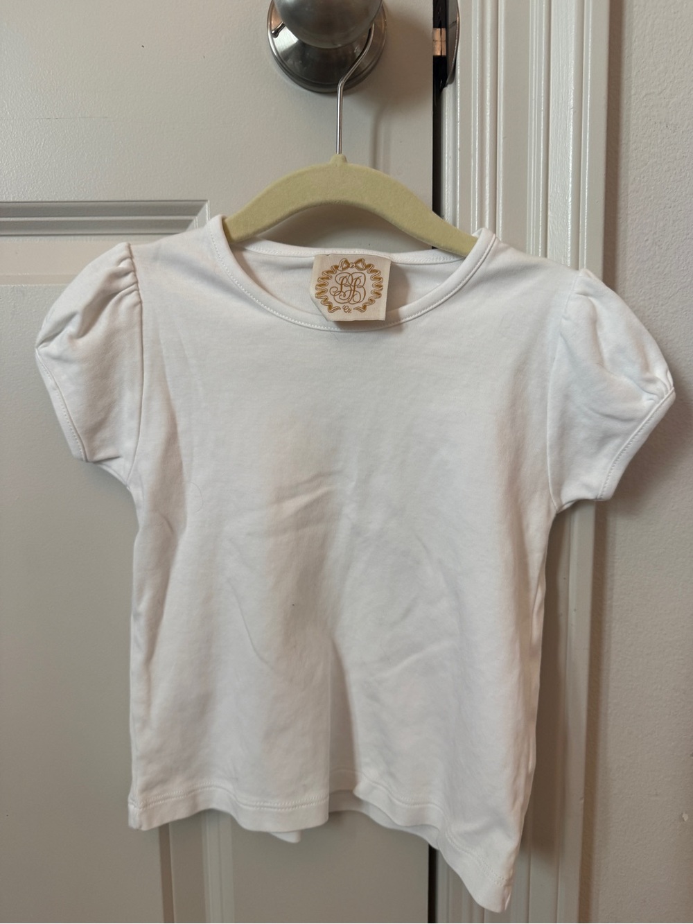The Beaufort Bonnet Company Penny’s Play Shirt White Puff Sleeve Tee